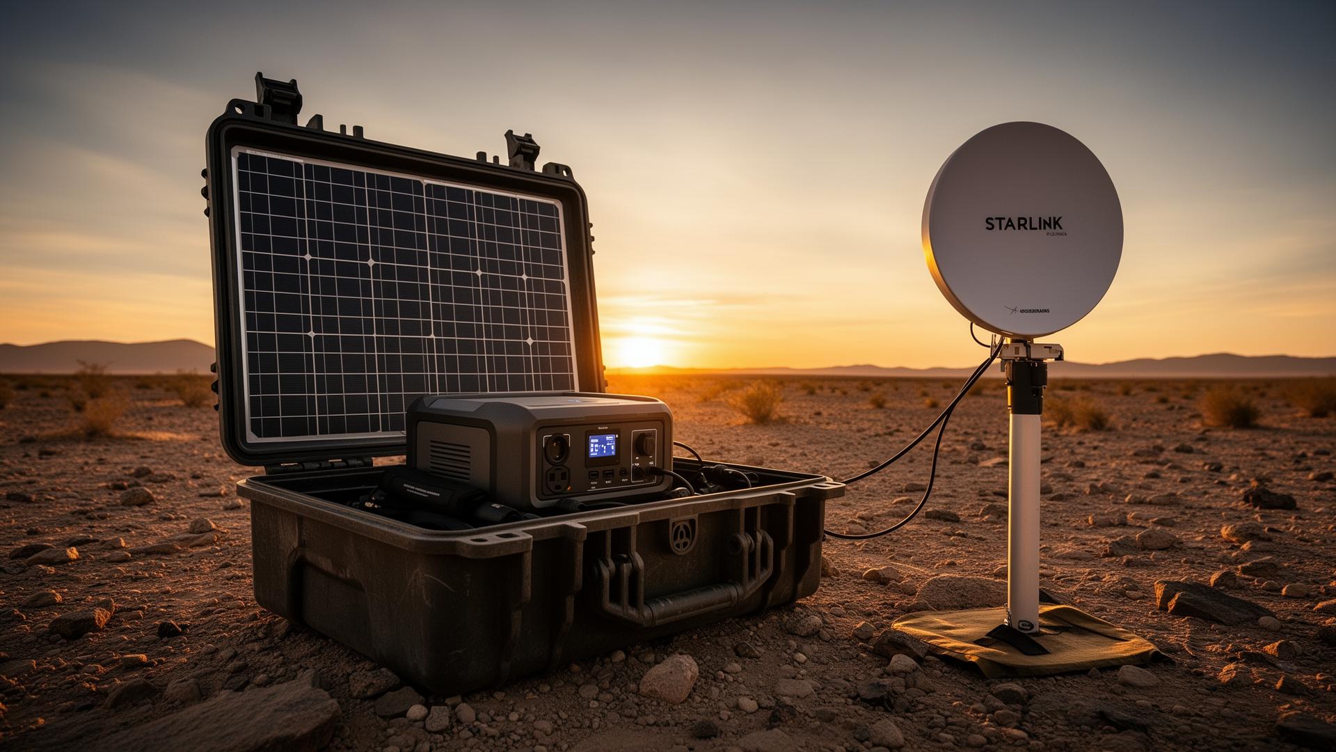 Système Sunslice LinkPower déployé avec Starlink en milieu isolé
